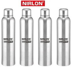 Nirlon Stainless Steel Water Bottle Set, 4-Pieces, 1000ML for Rs.962 – Amazon