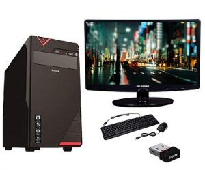 ROLLTOP Assembled Desktop Computer (INTEL CORE 2 DUO 2.9GHZ Processor, G 31 Motherboard, 4GB RAM/ 500GB HDD/ 15.6 inch LED, Wi-Fi USB Adaptor, Windows 7) for Rs.11,199 – Amazon