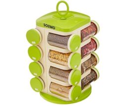 Solimo Revolving Spice Rack set (16 pieces)