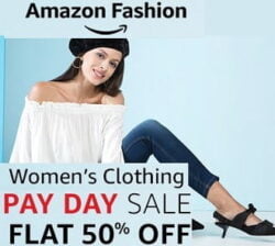Amazon Pay Day Sale: Minimum 50% off on Women’s Clothing