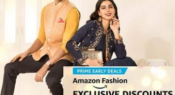 Amazon Fashion Sale FOR PRIME MEMBERS: Flat 50% – 90% Discount on Men’s / Women’s Top Brand Clothing, Shoes & Accessories + Extra 10% off with SBI Cards + 15% Cashback
