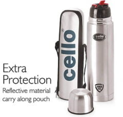 Cello Flip Style Stainless Steel Flask 1 Litre worth Rs.1199 for Rs.684 – Amazon