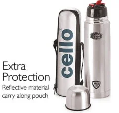 Cello Flip Style Stainless Steel Flask 1 Litre worth Rs.1199 for Rs.729 – Amazon