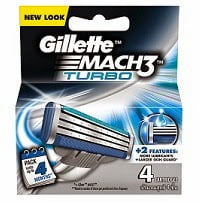 Gillette Mach3 Turbo Blades – 4 Cartridges worth Rs.630 for Rs.359 @ Flipkart