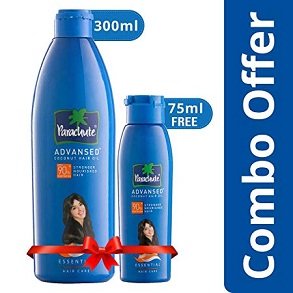 Parachute Advanced Coconut Hair Oil 300ml (Free 75ml)