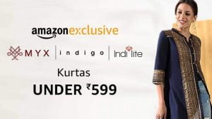 Amazon Exclusive Womens Kurta - under Rs.599