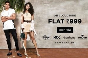 Jabong: Men’s | Women’s Clothing, Footwear & Accessories for Rs.999 (Limited Period Offer)