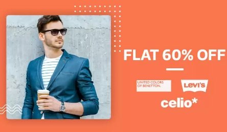 jack and jones flat 60 off