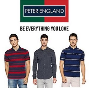 Peter England Shirts & Polo T-Shirts – 50% off @ Amazon