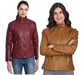 Women’s Leather Jackets – 50% – 66% off @ Amazon