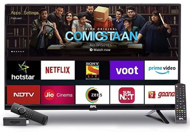 BPL 32-inch LED TV with Amazon FireTV Stick I Smart Combo for Rs.11,990 (with SBI Cards Rs. 10,791) – Amazon