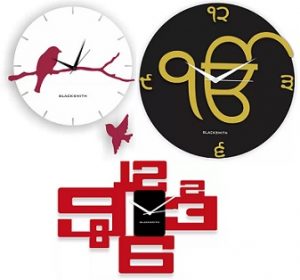 Wall Clocks Upto 81% off starts from Rs.189 – Flipkart