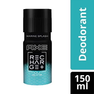 Axe Recharge Marine Splash Deodorant 150ml worth Rs.190 for Rs.95 – Amazon