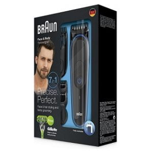 Braun MGK3040-7-in-One Multi Grooming and Trimmer Kit with FREE Gillette Razor