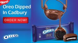 Cadbury Biscuits Oreo Vanilla Cream Biscuit Family Pack (300 gm) - Pack of 4 