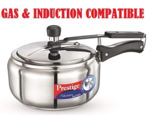 Prestige Nakshatra Alpha Stainless Steel Pressure Cooker 3.5 Litres