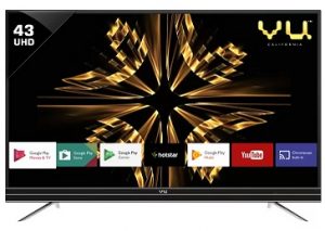 Vu 108 cm (43 inch) Ultra HD (4K) LED Smart Google TV 2023 Edition for Rs. 23,999 – Flipkart