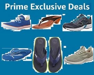 Amazon Prime Exclusive Deal on Men & Women Footwear up to 70% off