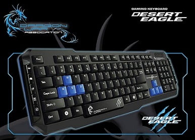 DragonWar Desert Eagle Gaming Keyboard GK-001 for Rs.599 – Amazon