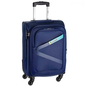 Safari Polyester 54.5 cms Softsided Suitcase