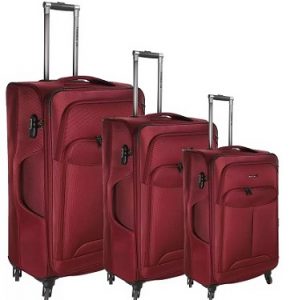 Thames Oscar Luggage Set of 3 Trolley Expandable Check-in Luggage (75cm, 65cm, 55cm)