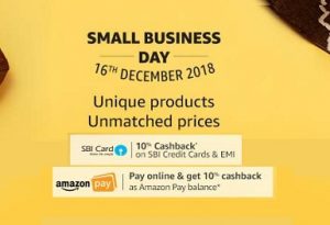 Amazon Small Business Day: Exciting Offers on All Categories + 10% Extra Cashback