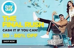 Myntra Pay Day Offer: Flat 50% – 80% off