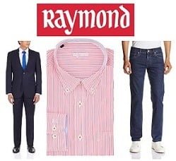 Raymond Men’s Clothing – Flat 50% -80% Off @ Amazon