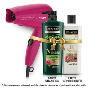 TRESemme Shampoo 580ml & Conditioner 190ml + Philips Hair Dryer 