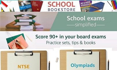 School Text Books, Guides & Question Banks for CBSE, ICSE, IGCSE, IB & State Boards upto 74% off @ Amazon