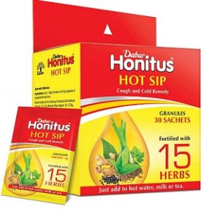 Dabur Honitus Hot Sip Ayurvedic Khaada (Pack of 30 Sachets)