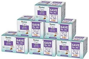 Himalaya Gentle Baby Soap (Pack of 6, 18 Soaps)