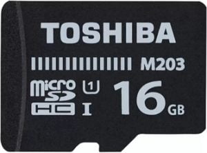Toshiba M203 16 GB MicroSD Card Class 10 100 MB/s Memory Card for Rs. 269 – Flipkart