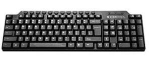 Zebronics Km2100 Multimedia, USB Keyboard for Rs.299 – Amazon