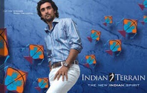 Indian Terrain Men’s Clothing – Flat 50% -70% Off @ Amazon