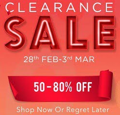 Myntra Clearance Sale: 50% – 80% Off on Fashion Styles