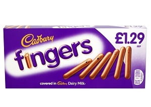 Cadbury Fingers Biscuits Box 114g