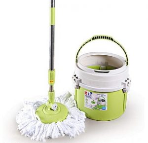 Cello Kleeno Ultra Clean Spin Mop Bucket With Round Refill Heads for Rs.1078 – Amazon