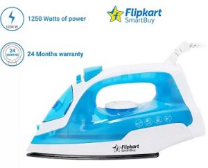Flipkart SmartBuy Prima 1250 W Steam Iron for Rs.575 – Flipkart