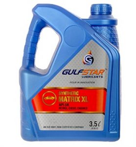 Gulfstar 5W-30 API SN Semi Synthetic Petrol Engine Oil for Cars (3.5 L) worth Rs.1622 for Rs.883 – Amazon