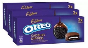 Oreo Cadbury Dipped Cookie (450g x 3) for Rs.162 – Flipkart