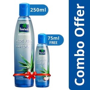 Parachute Advanced Aloe Vera Enriched Coconut Hair Oil 250ml (Free 75ml) for Rs.146 – Amazon