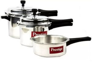 Prestige Popular 2 L 3 L 5 L Pressure Cooker without Induction