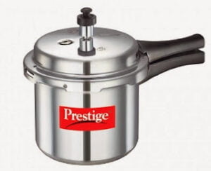 Prestige Popular Aluminium Pressure Cooker 3 Ltr (Non Induction) for Rs.1075 @ Amazon