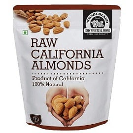 Wonderland Foods California Raw Almonds (1Kg) for Rs.699 – Amazon