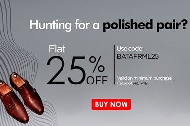 Men’s BATA Formal Shoes (New Arrivals) – Get Flat 25% Off @ BATA