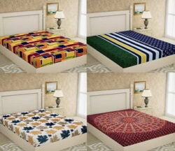 Metro Living Cotton Double Bedsheets for Rs.249 – Flipkart