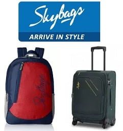 Skybags Backpacks & Luggage – Min 50% Off @ Amazon