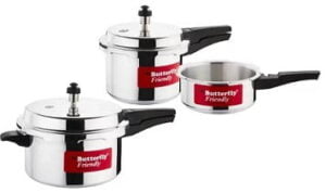 Butterfly Friendly 2 L 3 L 5 L Induction Bottom Pressure Cooker