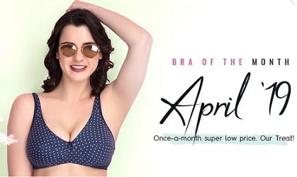 Cotton Non-Padded Non-Wired Polka Print Bra worth Rs.599 for Rs.149